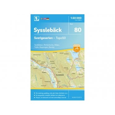 Syssleback (Sweden) - Norstedts Outdoor map 80