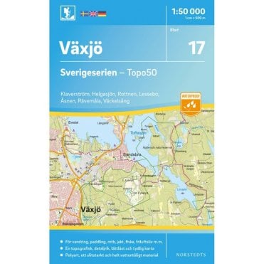 Vaxjo (Sweden) - Norstedts Outdoor map 17