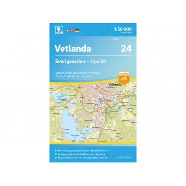 Vetlanda (Sweden) - Norstedts Outdoor map 24