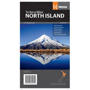 North Island Regional Map (New Zealand)