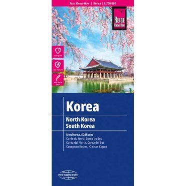 North Korea and South Korea Map - Reise Know-How