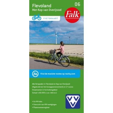 North-West Overijssel (Netherlands) - Falk 1:50k Cycling Map