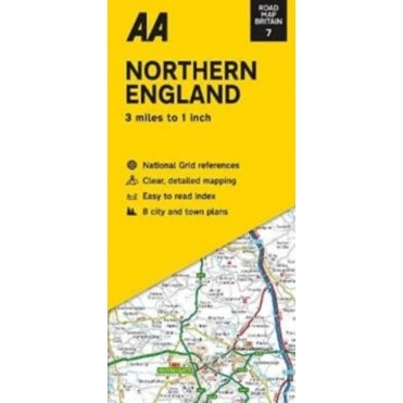 AA Road Map Britain 07: Northern England