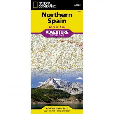 Northern Spain Adventure Map - Nat Geo 3306