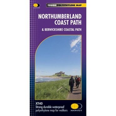 Northumberland Coast Path & Berwickshire Coastal Path XT40 Route Map