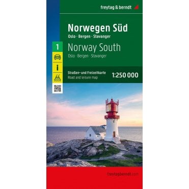 Norway Road Map: 1 South