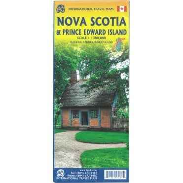 Nova Scotia & Prince Edward Island Travel Map