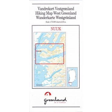 Nuuk: West Greenland Hiking Map No 11 (1:75 000)