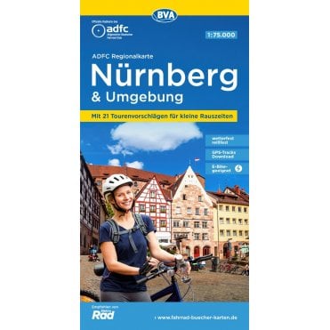 Nürnberg und Umgebung Regional Cycling Map