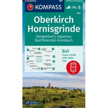 Oberkirch, Hornisgrinde | Kompass hiking map 877