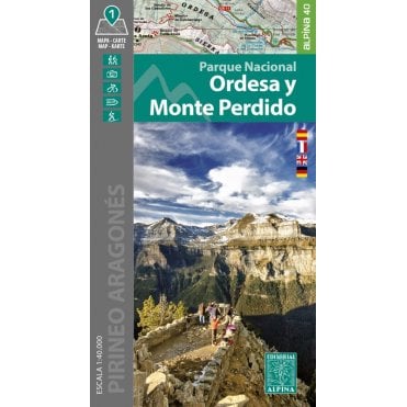 Ordesa & Monte Perdido Parque Nacional Hiking map