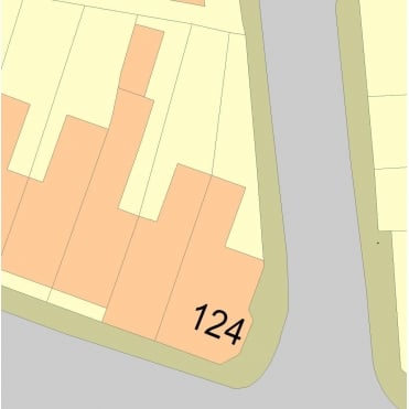 Ordnance Survey A4 Block Plan at 1:200 Scale for Planning Applications