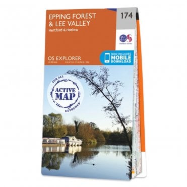 Ordnance Survey Explorer Active map 174 - Epping Forest & Lee Valley (Waterproof)