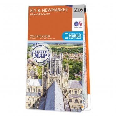 Ordnance Survey Explorer Active map 226 - Ely & Newmarket (Waterproof)