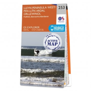 Ordnance Survey Explorer Active map 253 - Lleyn Peninsula West (Waterproof)