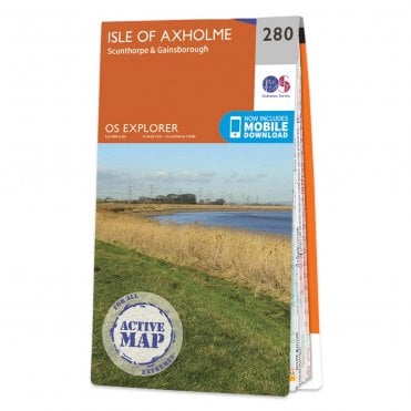 Ordnance Survey Explorer Active map 280 - Isle of Axholme (Waterproof)