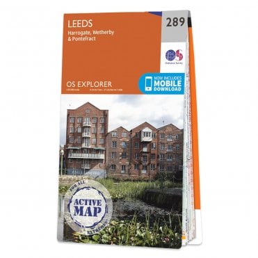 Ordnance Survey Explorer Active map 289 - Leeds (Waterproof)