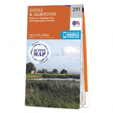 Ordnance Survey Explorer Active map 291 - Goole & Gilberdyke (Waterproof)