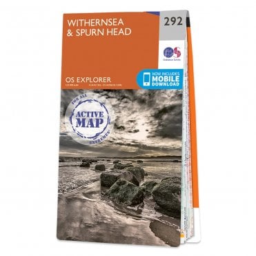Ordnance Survey Explorer Active map 292 - Withernsea & Spurn Head (Waterproof)