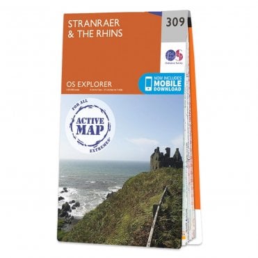 Ordnance Survey Explorer Active map 309 - Stranraer & The Rhins (Waterproof)