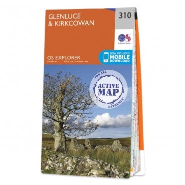 Ordnance Survey Explorer Active map 310 - Glenluce & Kirkcowan (Waterproof)