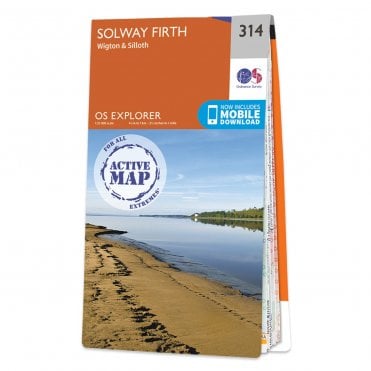 Ordnance Survey Explorer Active map 314 - Solway Firth (Waterproof)