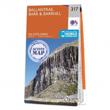Ordnance Survey Explorer Active map 317 - Ballantrae, Barr & Barrhill (Waterproof)