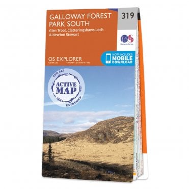 Ordnance Survey Explorer Active map 319 - Galloway Forest Park South (Waterproof)