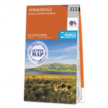 Ordnance Survey Explorer Active map 322 - Annandale (Waterproof)