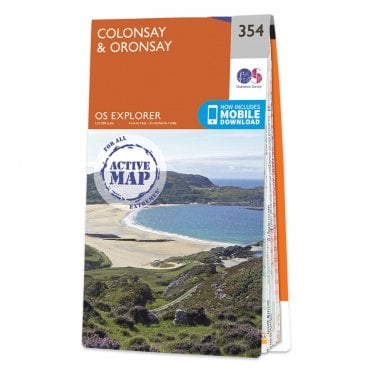 Ordnance Survey Explorer Active map 354 - Colonsay & Oronsay (Waterproof)