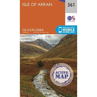 Ordnance Survey Explorer Active map 361 - Isle of Arran (Waterproof)