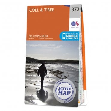 Ordnance Survey Explorer Active map 372 - Coll & Tiree (Waterproof)