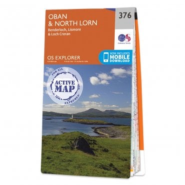 Ordnance Survey Explorer Active map 376 - Oban & North Lorn (Waterproof)