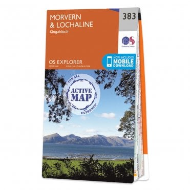 Ordnance Survey Explorer Active map 383 - Morvern & Lochaline (Waterproof)