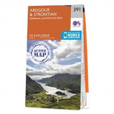 Ordnance Survey Explorer Active map 391 - Ardgour & Strontian (Waterproof)