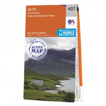 Ordnance Survey Explorer Active map 407 - Skye - Dunvegan (Waterproof)