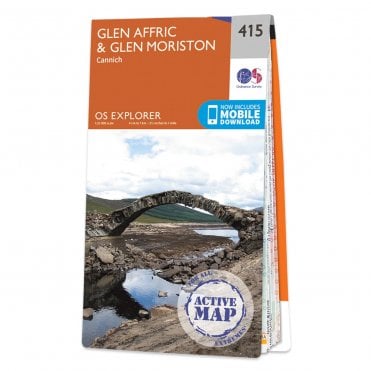 Ordnance Survey Explorer Active map 415 - Glen Affric & Glen Moriston (Waterproof)