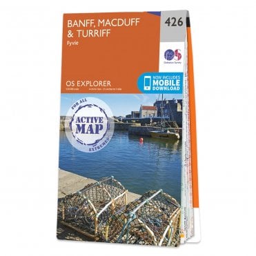 Ordnance Survey Explorer Active map 426 - Banff, Macduff & Turriff (Waterproof)