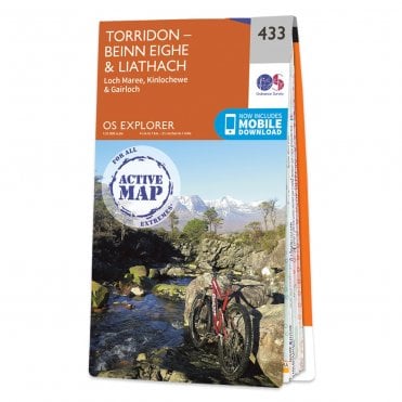 Ordnance Survey Explorer Active map 433 - Torridon - Beinn Eighe & Liathach (Waterproof)