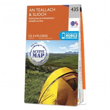 Ordnance Survey Explorer Active map 435 - An Teallach & Slioch (Waterproof)