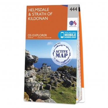 Ordnance Survey Explorer Active map 444 - Helmsdale & Strath of Kildonan (Waterproof)