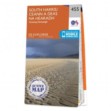 Ordnance Survey Explorer Active map 455 - South Harris (Waterproof)