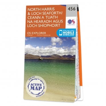 Ordnance Survey Explorer Active map 456 - North Harris & Loch Seaforth (Waterproof)