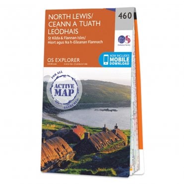 Ordnance Survey Explorer Active map 460 - North Lewis (Waterproof)