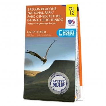 Ordnance Survey Explorer Active map OL12 - Brecon Beacons National Park (Western Area) (Waterproof)