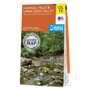 Ordnance Survey Explorer Active map OL19 - Howgill Fells and Upper Eden Valley (Waterproof)