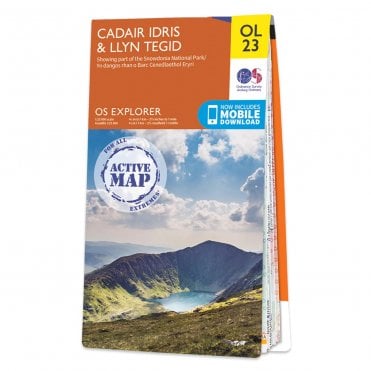 Ordnance Survey Explorer Active map OL23 - Cadair Idris & Bala Lake (Waterproof)