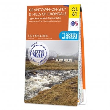 Ordnance Survey Explorer Active map OL61 - Grantown-on-Spey & Hills of Cromdale (Waterproof)