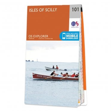 Ordnance Survey Explorer map 101 - Isles of Scilly