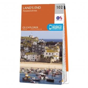 Ordnance Survey Explorer map 102 - Lands End